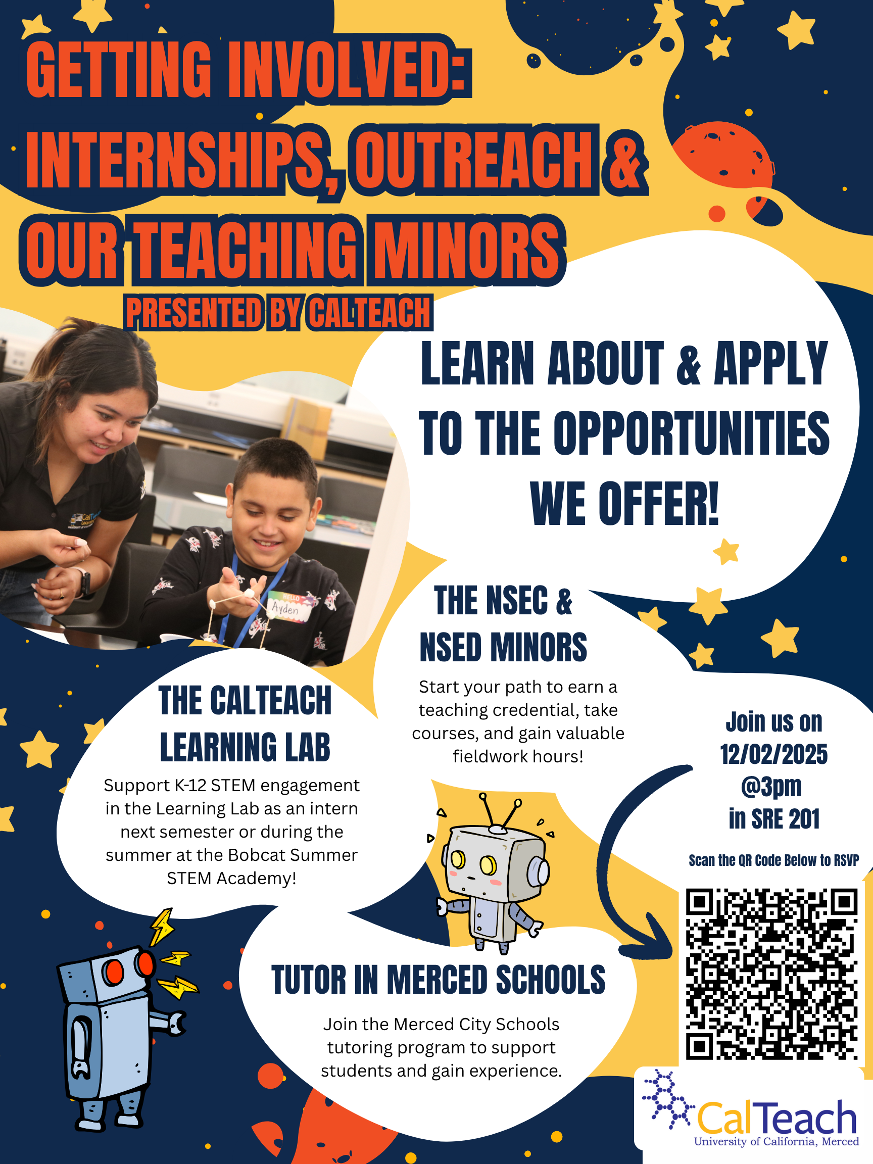 Getting Involved Workshop flyer with information found in text